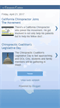 Mobile Screenshot of chiropracticcoalition.org